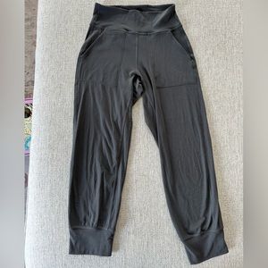 Dark Grey Cropped Lululemon Align Joggers